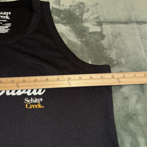 Schitt's Creek EW David Tank Top Womens XL Black Cotton Graphic Sleeveless - Picture 6 of 7